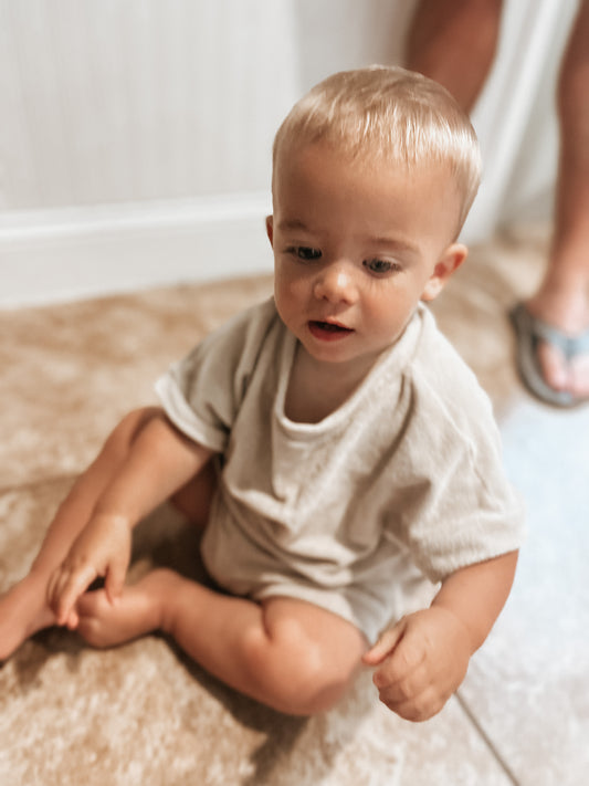 Oversized T-Shirt - Beige Terry