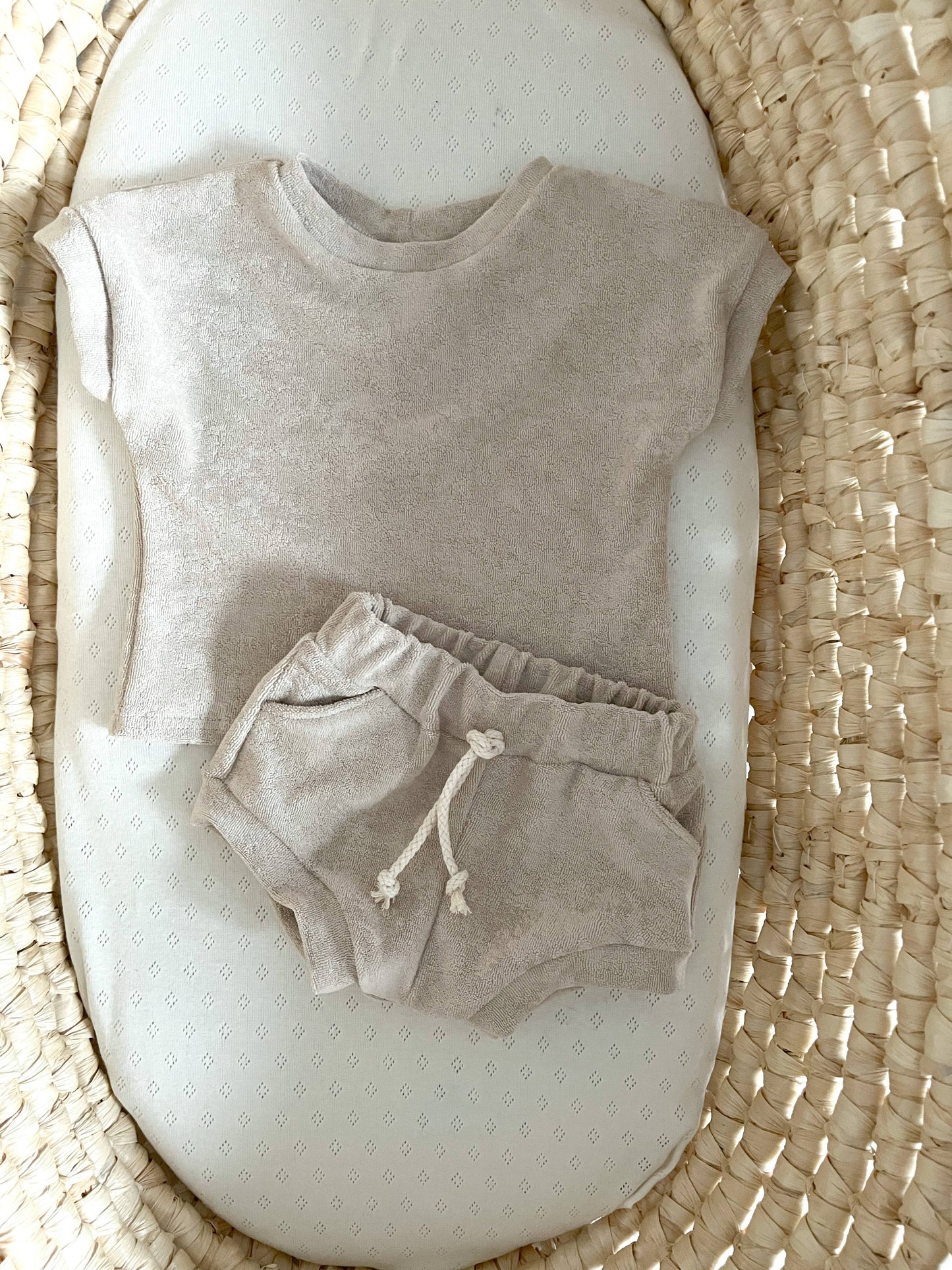 Oversized T-Shirt - Beige Terry