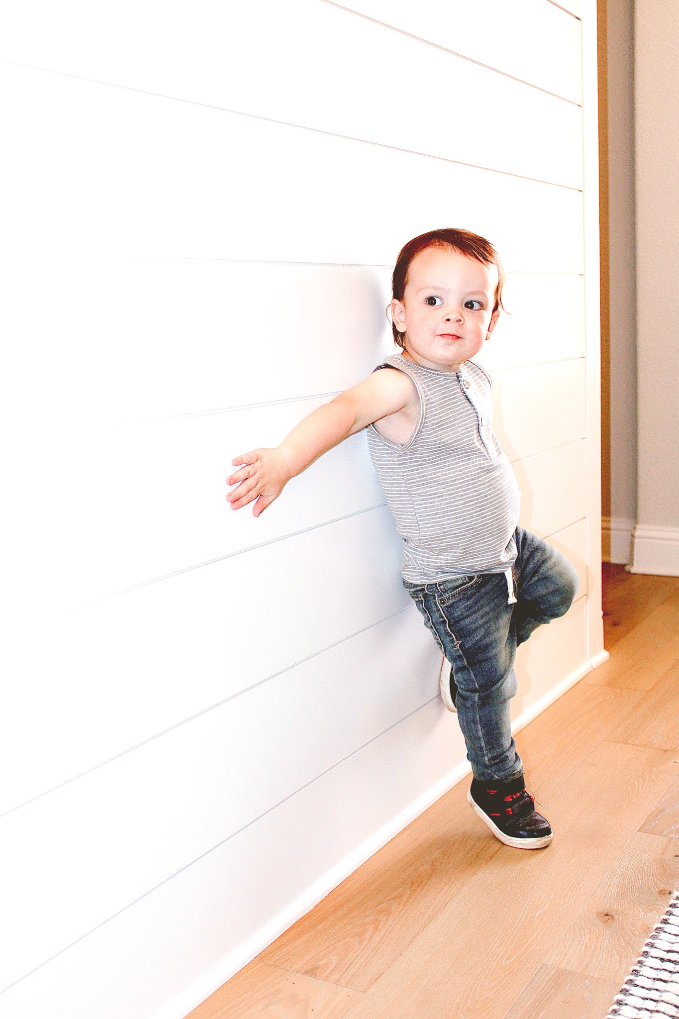 Gray & White Tank (FINAL SALE)