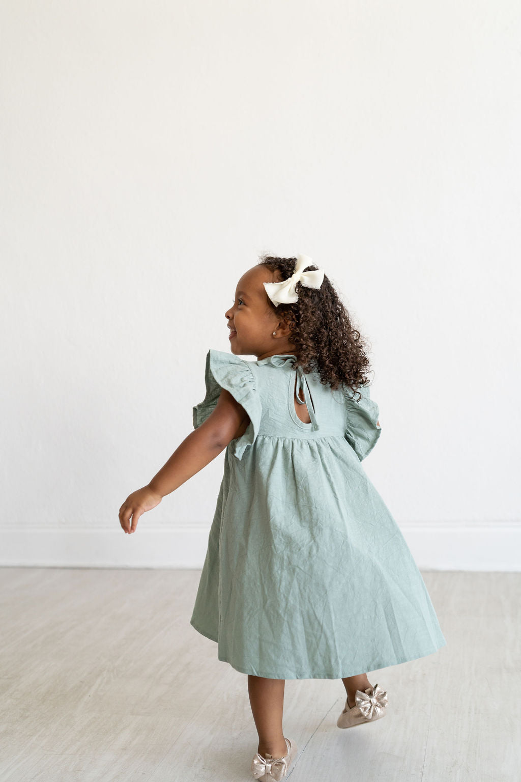 Flutter Sleeve Dress
