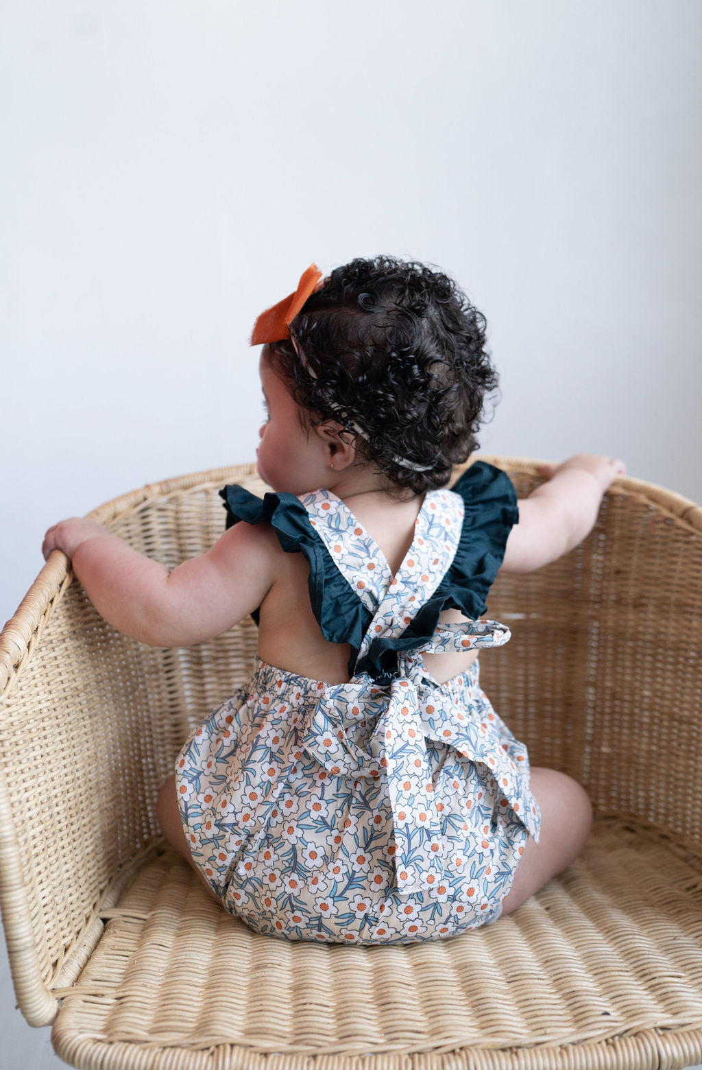 Flower Power Ruffle Romper