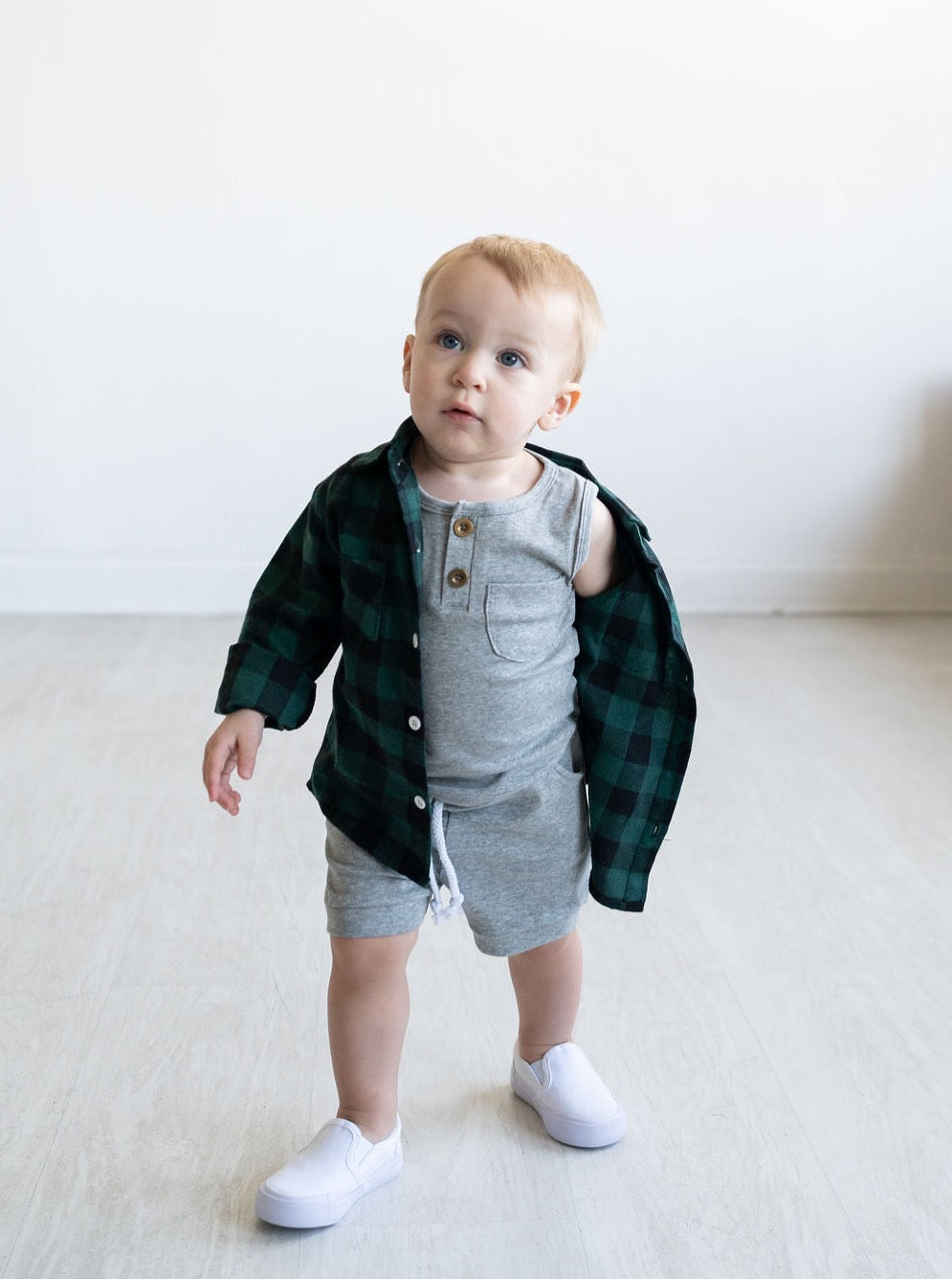 Gray Tank & Short Set