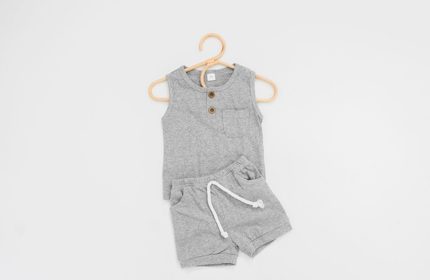 Gray Tank & Short Set
