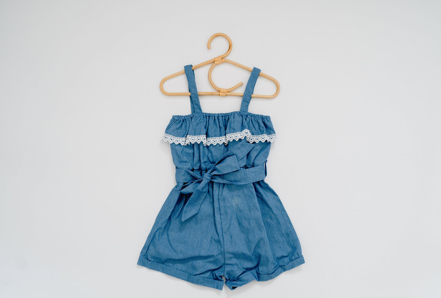 Denim Color Babe Romper (FINAL SALE)