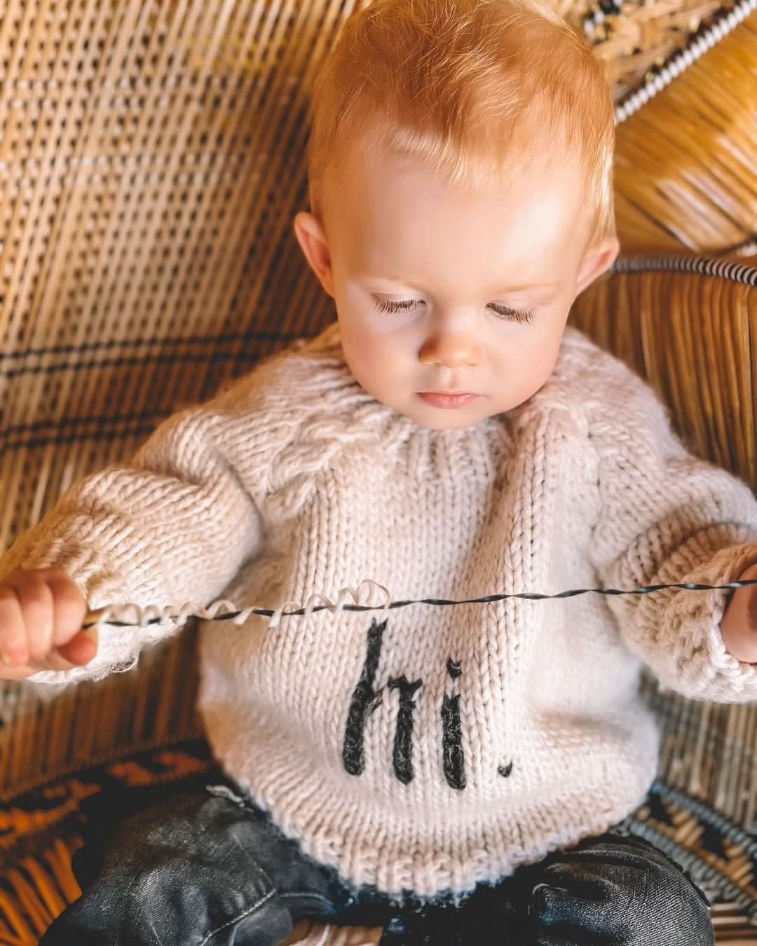 Hi. Crew Neck Sweater
